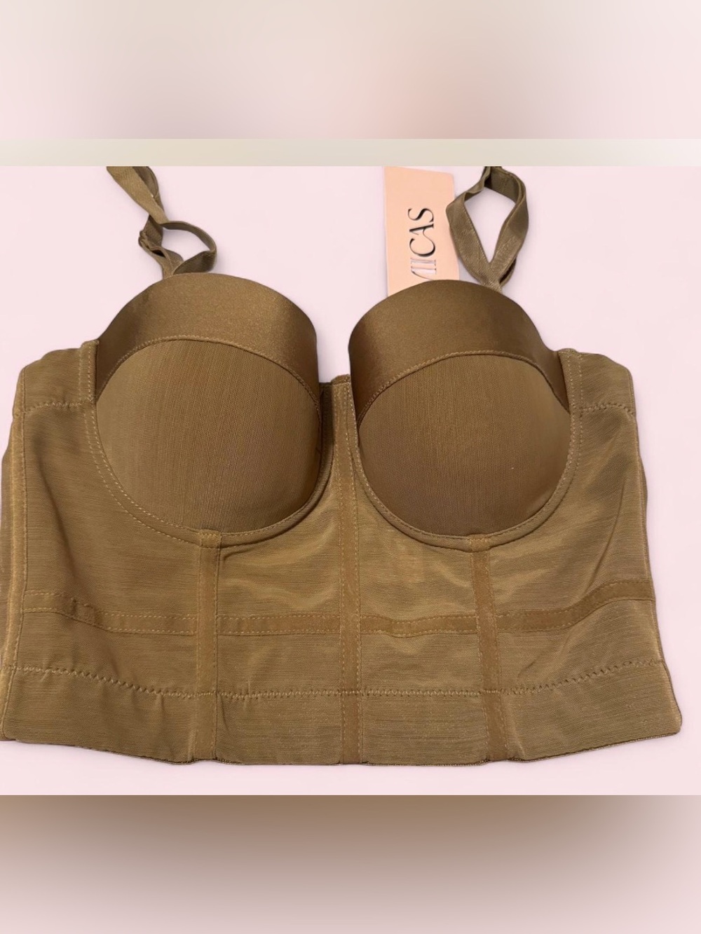 Olive Longline Bustier Bra - Women Intimates